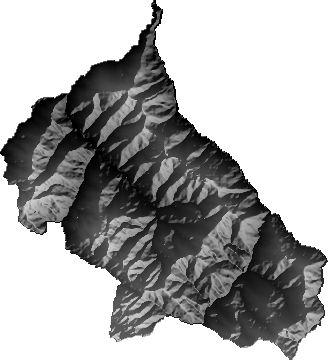 Modelo Digital de Elevaciones (SRTM) - Municipio de Cajuata, La Paz