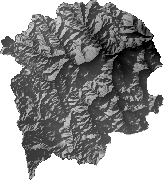 Modelo Digital de Elevaciones (SRTM) - Municipio de Ichoca, La Paz