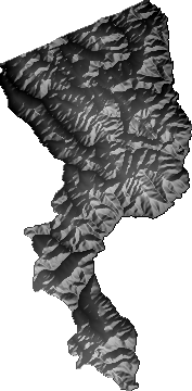 Modelo Digital de Elevaciones (SRTM) - Municipio de Inquisivi, La Paz