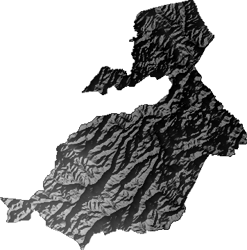 Modelo Digital de Elevaciones (SRTM) - Municipio de Guanay, La Paz