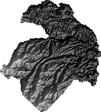 Modelo Digital de Elevaciones (SRTM) - Municipio de Mapiri, La Paz