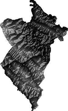 Modelo Digital de Elevaciones (SRTM) - Municipio de Teoponte, La Paz