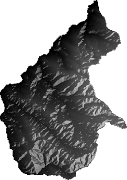 Modelo Digital de Elevaciones (SRTM) - Municipio de Cairoma, La Paz