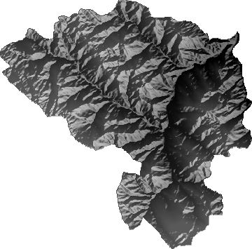 Modelo Digital de Elevaciones (SRTM) - Municipio de Sapahaqui, La Paz