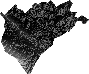 Modelo Digital de Elevaciones (SRTM) - Municipio de Laja, La Paz