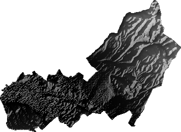 Modelo Digital de Elevaciones (SRTM) - Municipio de Pucarani, La Paz
