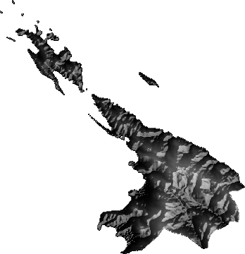 Modelo Digital de Elevaciones (SRTM) - Municipio de Copacabana, La Paz