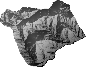 Modelo Digital de Elevaciones (SRTM) - Municipio de Aucapata, La Paz