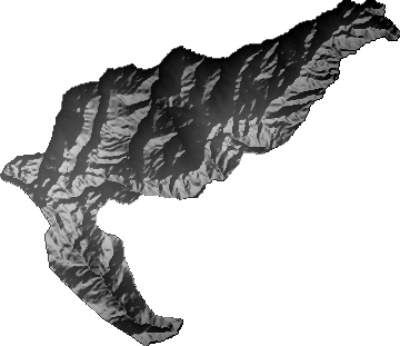 Modelo Digital de Elevaciones (SRTM) - Municipio de Ayata, La Paz