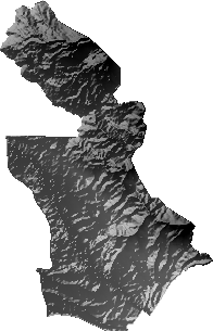 Modelo Digital de Elevaciones (SRTM) - Municipio de Achocalla, La Paz