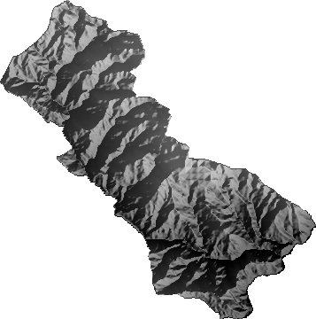 Modelo Digital de Elevaciones (SRTM) - Municipio de Palca, La Paz