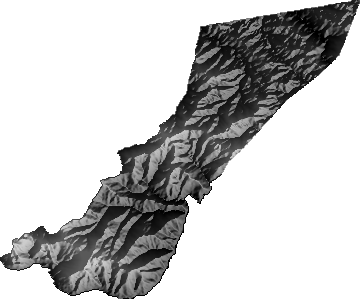 Modelo Digital de Elevaciones (SRTM) - Municipio de Coripata, La Paz