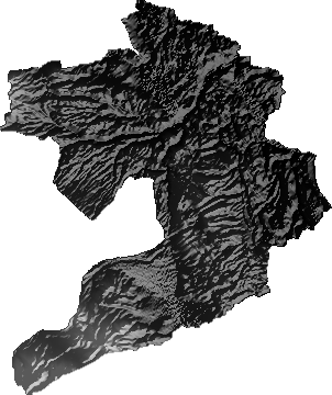 Modelo Digital de Elevaciones (SRTM) - Municipio de Calacoto, La Paz