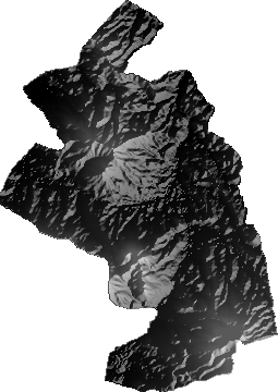 Modelo Digital de Elevaciones (SRTM) - Municipio de Comanche, La Paz