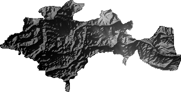 Modelo Digital de Elevaciones (SRTM) - Municipio de Corocoro, La Paz