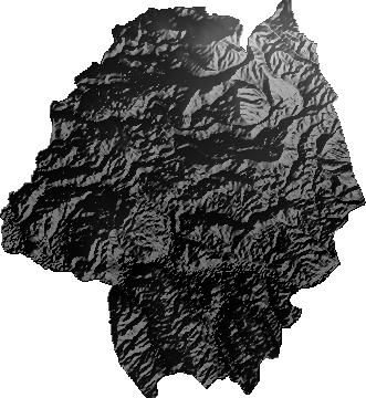 Modelo Digital de Elevaciones (SRTM) - Municipio de Santiago de Callapa, La Paz
