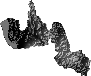 Modelo Digital de Elevaciones (SRTM) - Municipio de Challapata, Oruro