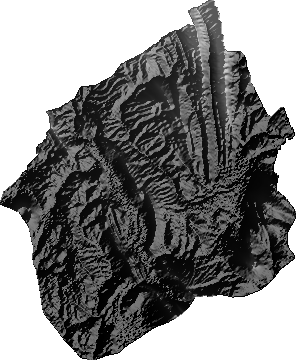Modelo Digital de Elevaciones (SRTM) - Municipio de Corque, Oruro