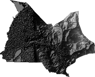 Modelo Digital de Elevaciones (SRTM) - Municipio de Machacamarca, Oruro