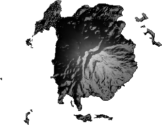 Modelo Digital de Elevaciones (SRTM) - Municipio de Coipasa, Oruro