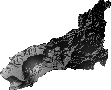Modelo Digital de Elevaciones (SRTM) - Municipio de Curahuara de Carangas, Oruro