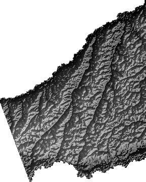 Modelo Digital de Elevaciones (SRTM) - Municipio de Santa Rosa, Pando