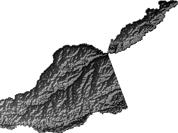 Modelo Digital de Elevaciones (SRTM) - Municipio de Bella Flor, Pando