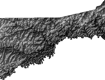 Modelo Digital de Elevaciones (SRTM) - Municipio de Porvenir, Pando