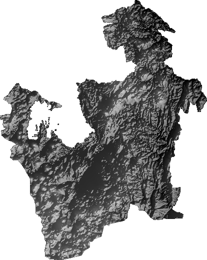 Modelo Digital de Elevaciones (SRTM) - Departamento de Potosí