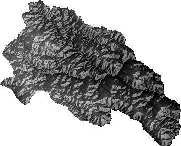 Modelo Digital de Elevaciones (SRTM) - Municipio de San Pedro, Potosí