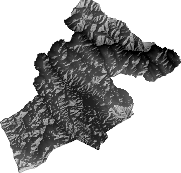Modelo Digital de Elevaciones (SRTM) - Municipio de Pocoata, Potosí