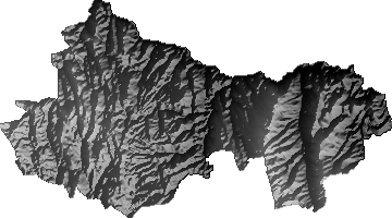 Modelo Digital de Elevaciones (SRTM) - Municipio de Betanzos, Potosí