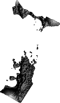Modelo Digital de Elevaciones (SRTM) - Municipio de Tahua, Potosí