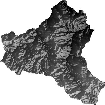 Modelo Digital de Elevaciones (SRTM) - Municipio de Acasio, Potosí