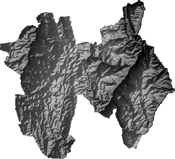 Modelo Digital de Elevaciones (SRTM) - Municipio de Ckochas, Potosí