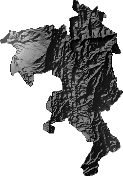 Modelo Digital de Elevaciones (SRTM) - Municipio de Puna, Potosí