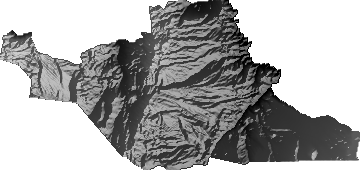 Modelo Digital de Elevaciones (SRTM) - Municipio de Villazón, Potosí