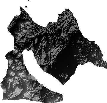 Modelo Digital de Elevaciones (SRTM) - Municipio de Colcha "K", Potosí
