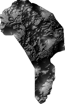 Modelo Digital de Elevaciones (SRTM) - Municipio de San Pedro de Quemes, Potosí