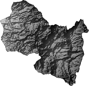 Modelo Digital de Elevaciones (SRTM) - Municipio de Mojinete, Potosí