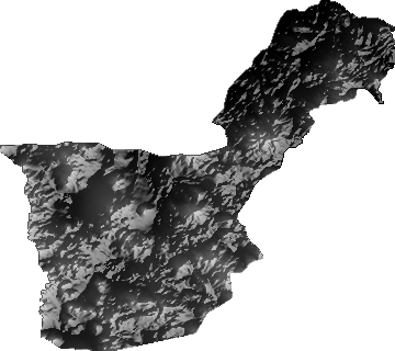 Modelo Digital de Elevaciones (SRTM) - Municipio de San Pablo, Potosí