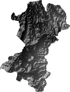 Modelo Digital de Elevaciones (SRTM) - Municipio de Potosí, Potosí
