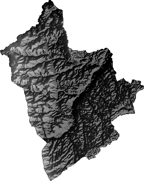 Modelo Digital de Elevaciones (SRTM) - Municipio de El Torno, Santa Cruz