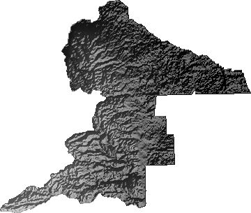 Modelo Digital de Elevaciones (SRTM) - Municipio de La Guardia, Santa Cruz