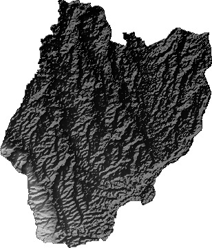 Modelo Digital de Elevaciones (SRTM) - Municipio de Porongo, Santa Cruz
