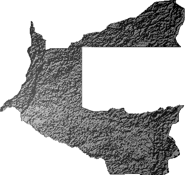 Modelo Digital de Elevaciones (SRTM) - Municipio de Santa Cruz de la Sierra, Santa Cruz