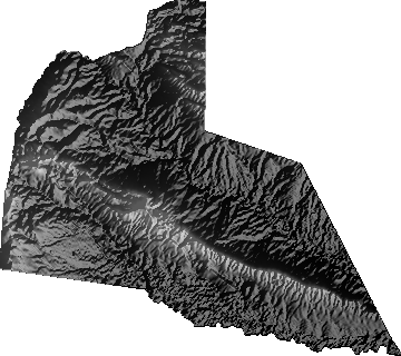 Modelo Digital de Elevaciones (SRTM) - Municipio de Roboré, Santa Cruz