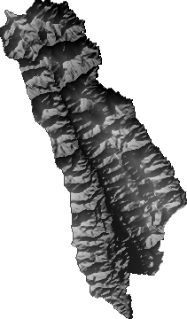 Modelo Digital de Elevaciones (SRTM) - Municipio de Mairana, Santa Cruz