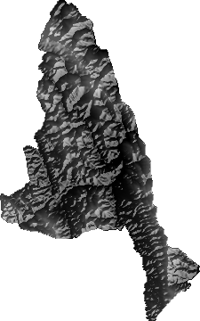 Modelo Digital de Elevaciones (SRTM) - Municipio de Pampa Grande, Santa Cruz