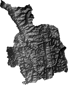 Modelo Digital de Elevaciones (SRTM) - Municipio de Samaipata, Santa Cruz